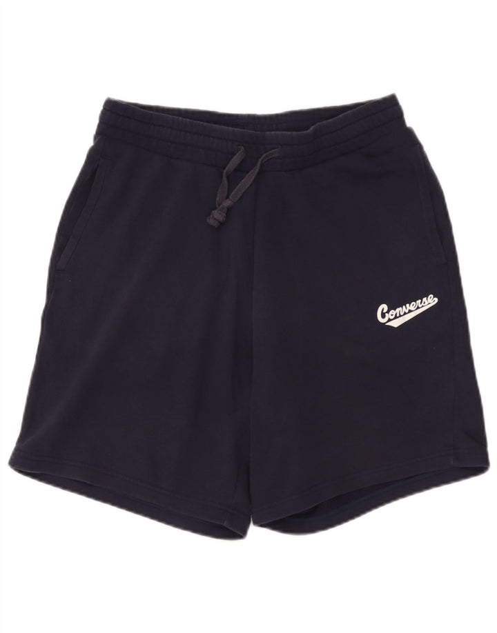 Pantaloncini sportivi da uomo Converse piccoli in cotone blu navy