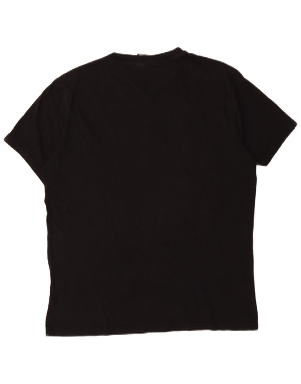 T-shirt da uomo Champion Top grande in cotone nero