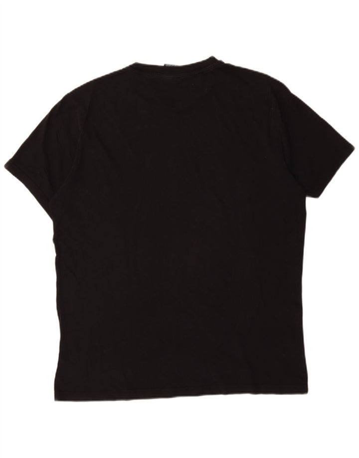 T-shirt da uomo Champion Top grande in cotone nero