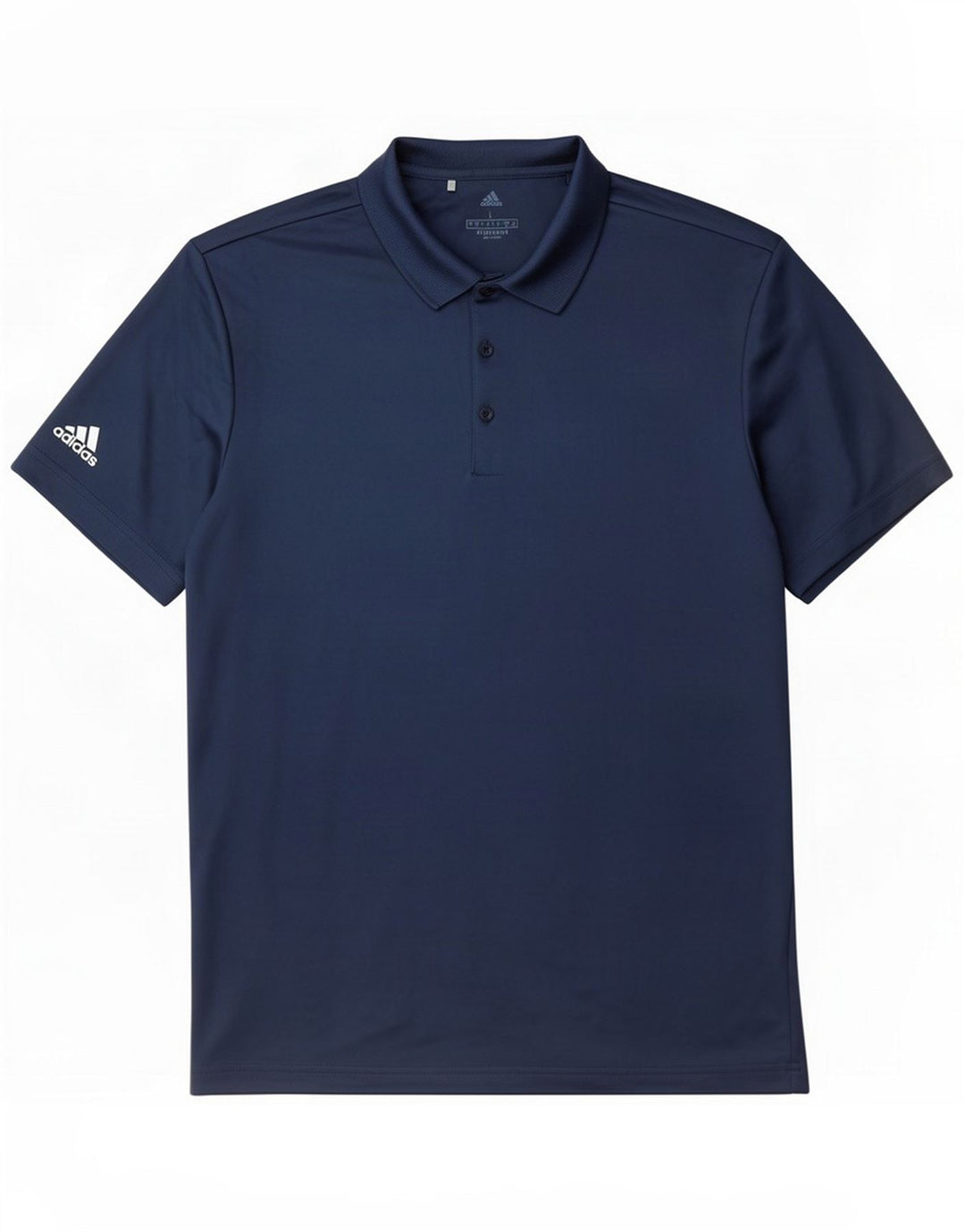 Polo Adidas da uomo grande in poliestere blu navy
