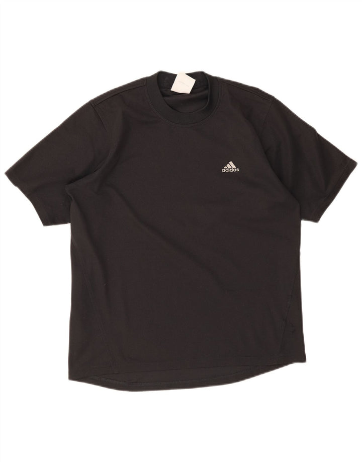 T-shirt da uomo Adidas Top UK 36/38 piccola poliestere nera