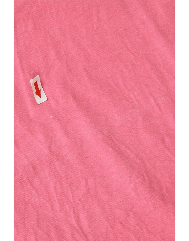TOMMY HILFIGER T-shirt da uomo Top piccola in cotone rosa
