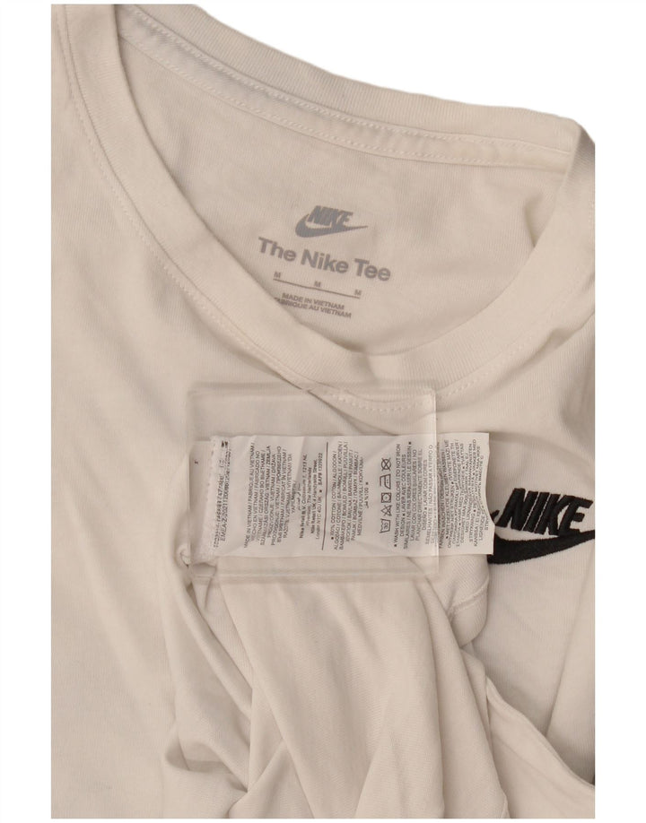 T-shirt da uomo Nike Top in cotone bianco medio