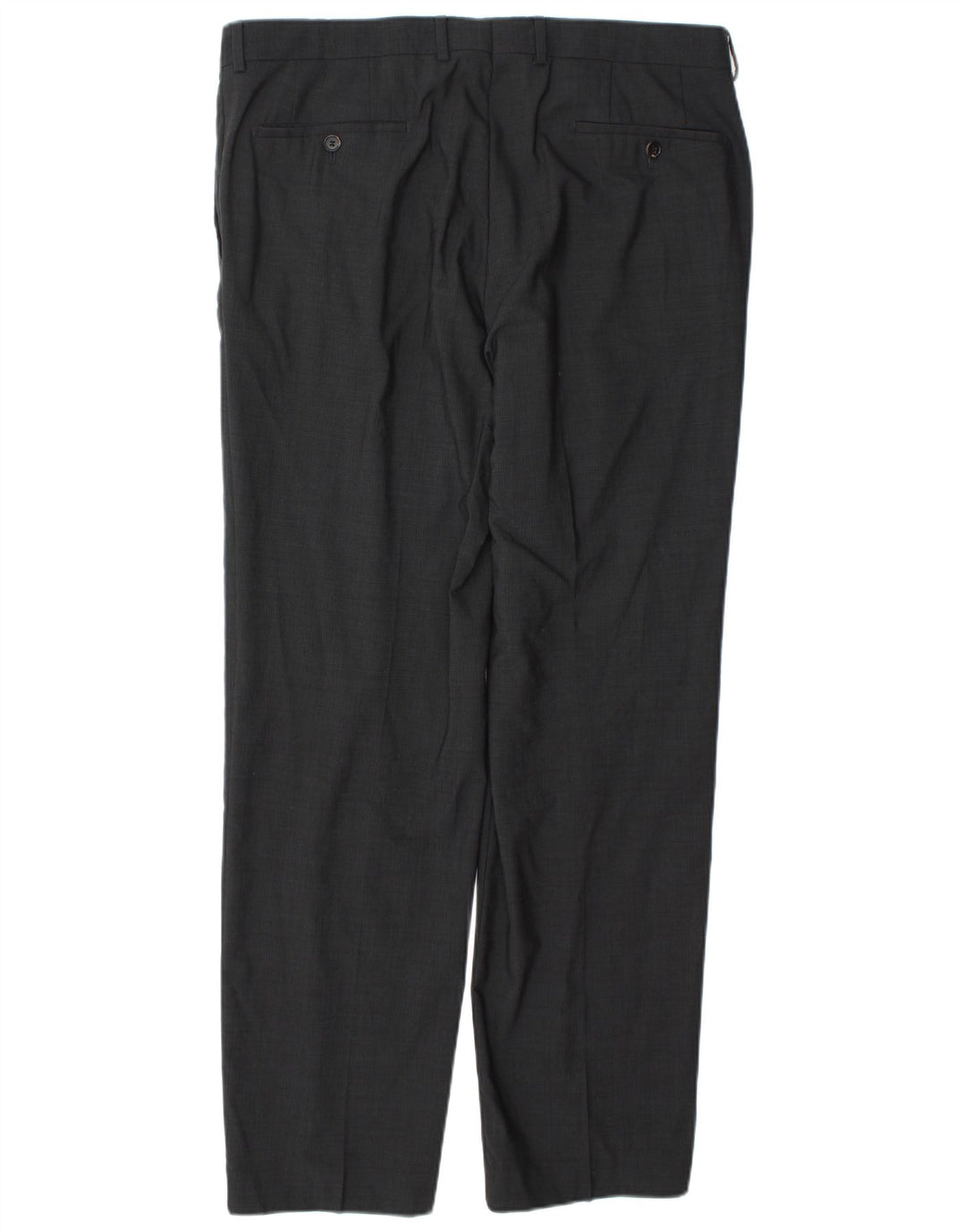 Pantaloni da abito dritti da uomo Hugo Boss W38 L34 Grigi