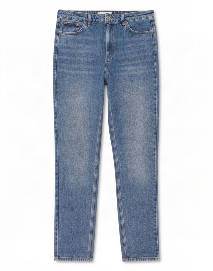 Jeans slim da donna Topshop W32 L33 cotone blu
