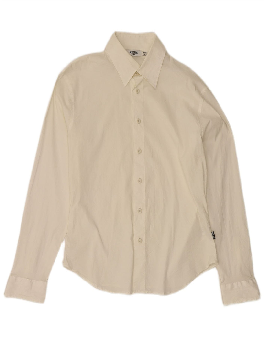Camicia Uomo Moschino Large Bianca in Cotone