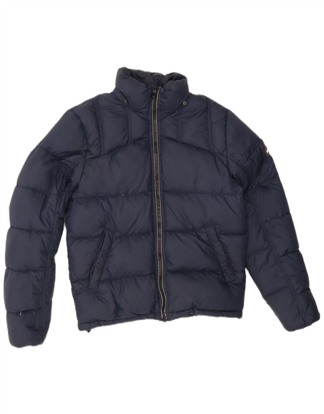 Giacca imbottita da uomo Tommy Hilfiger UK 36 Small Poliestere blu navy