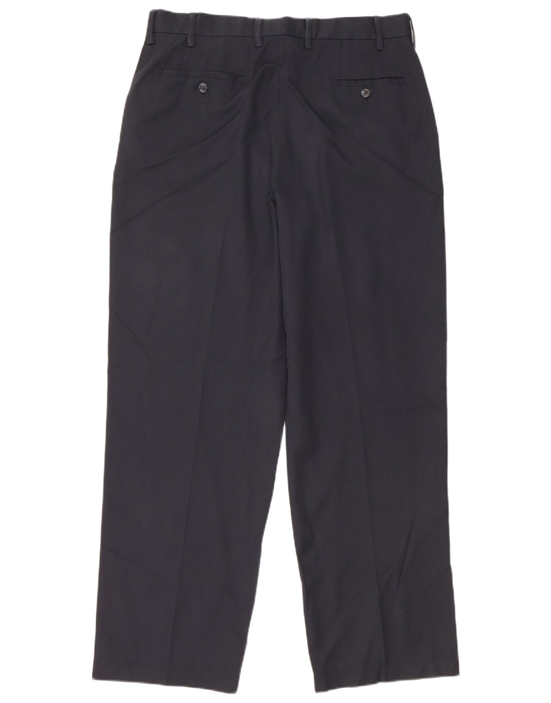 Pantaloni chino dritti da golf da uomo IZOD W34 L32 poliestere blu navy