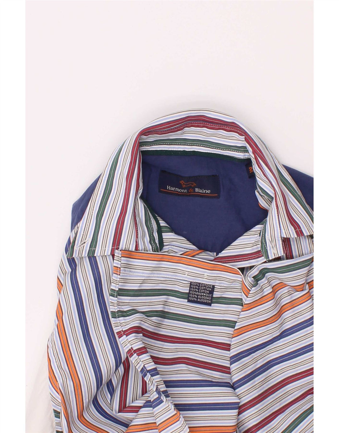 Camicia da bambino Harmont & Blaine 10-11 anni in cotone a righe multicolore medio