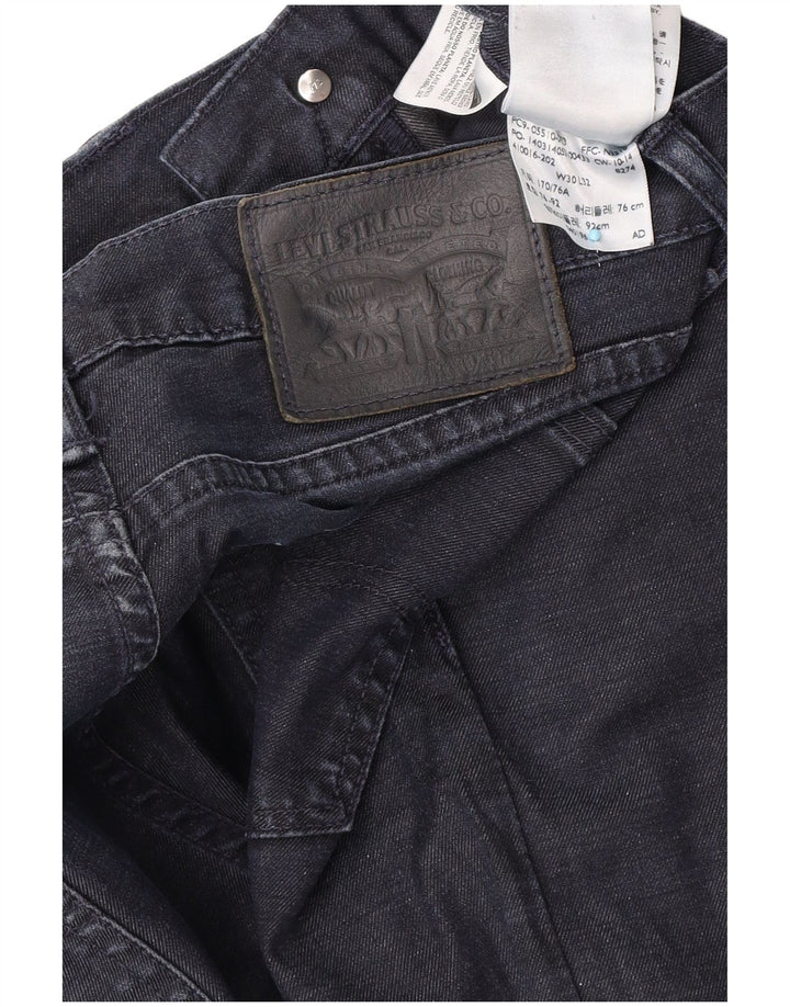Jeans slim da uomo Levi's W30 L32 in cotone blu navy