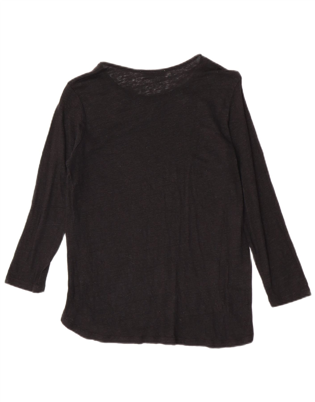 Top Zara Donna Manica 3/4 UK 10 Small Nero