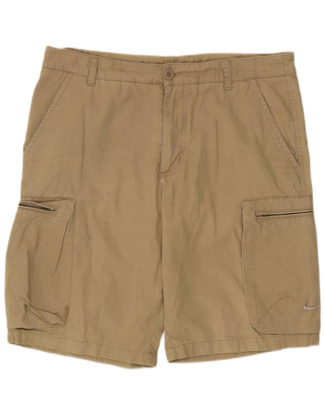 Pantaloncini cargo da uomo NIKE W32 beige medio