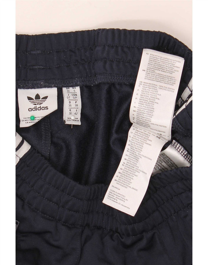 Pantaloni da tuta da donna Adidas Joggers UK 10 Small Blu Navy Poliestere