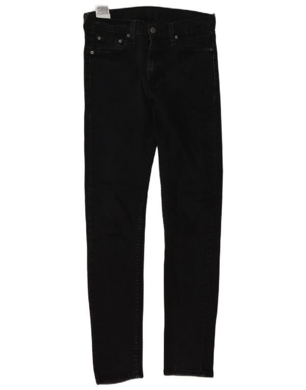 Jeans Levi's Uomo 510 Skinny W30 L34 Cotone Nero