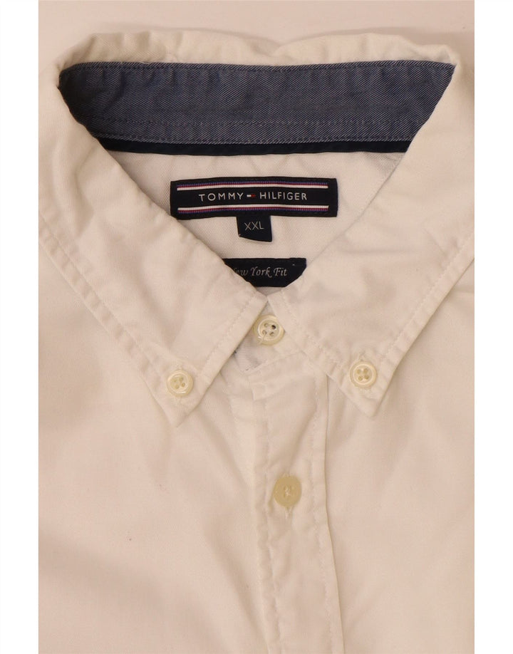 Camicia da uomo Tommy Hilfiger New York Fit 2XL cotone bianco
