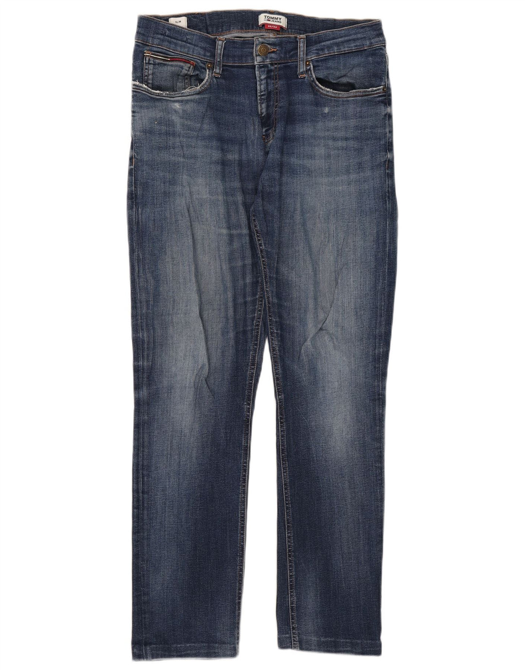 Jeans slim da uomo Tommy Hilfiger W32 L29 Blu