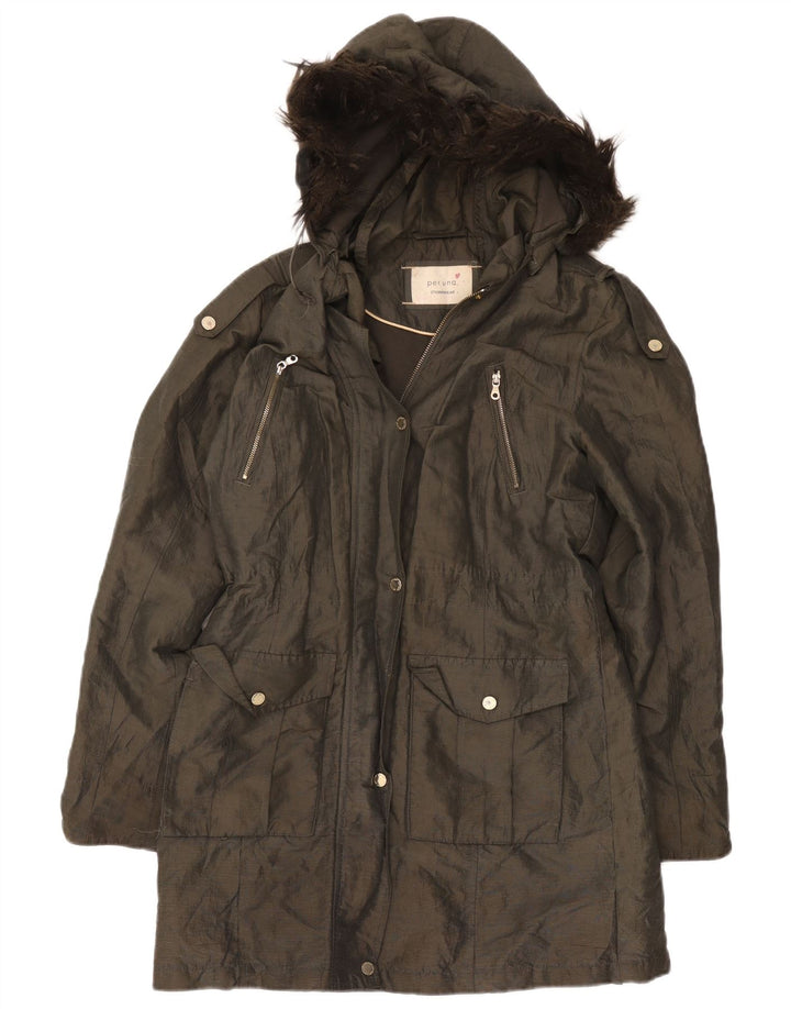 Giacca militare con cappuccio Marks & Spencer da donna Per Una UK 10 Small Khaki