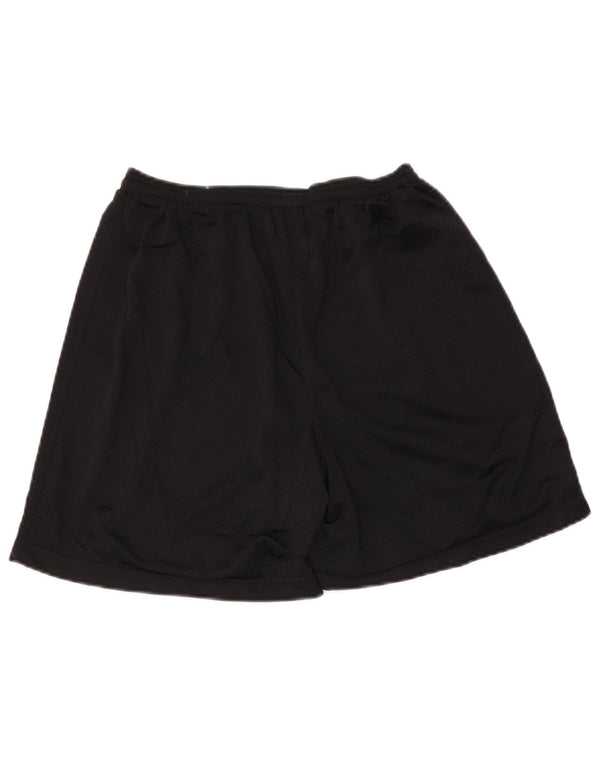 Pantaloncini sportivi da uomo NBA grandi in nylon nero