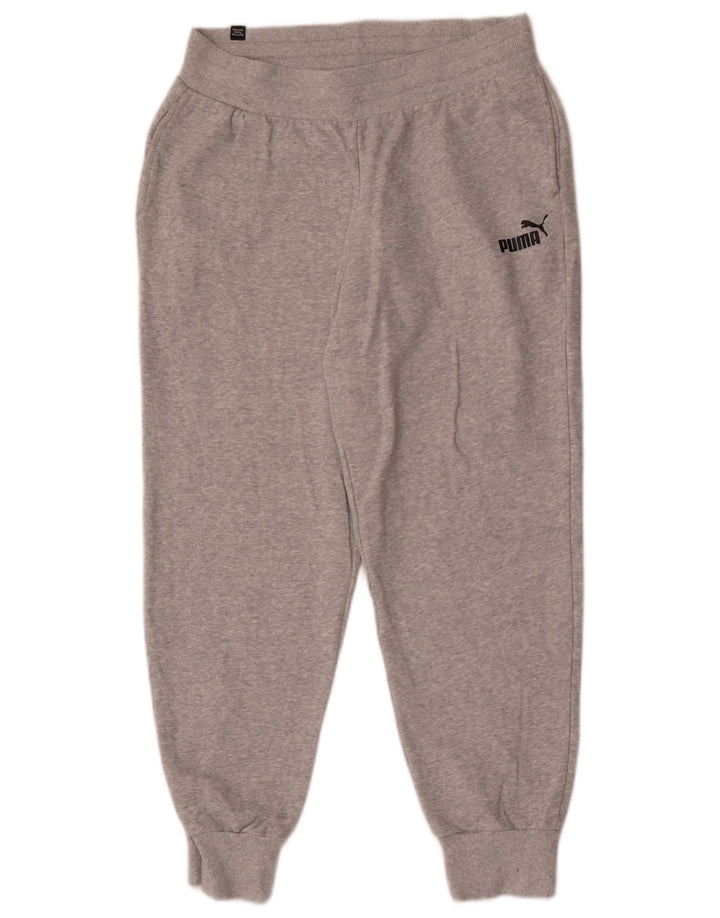 Pantaloni da tuta da donna PUMA Joggers UK 14 Cotone grigio medio