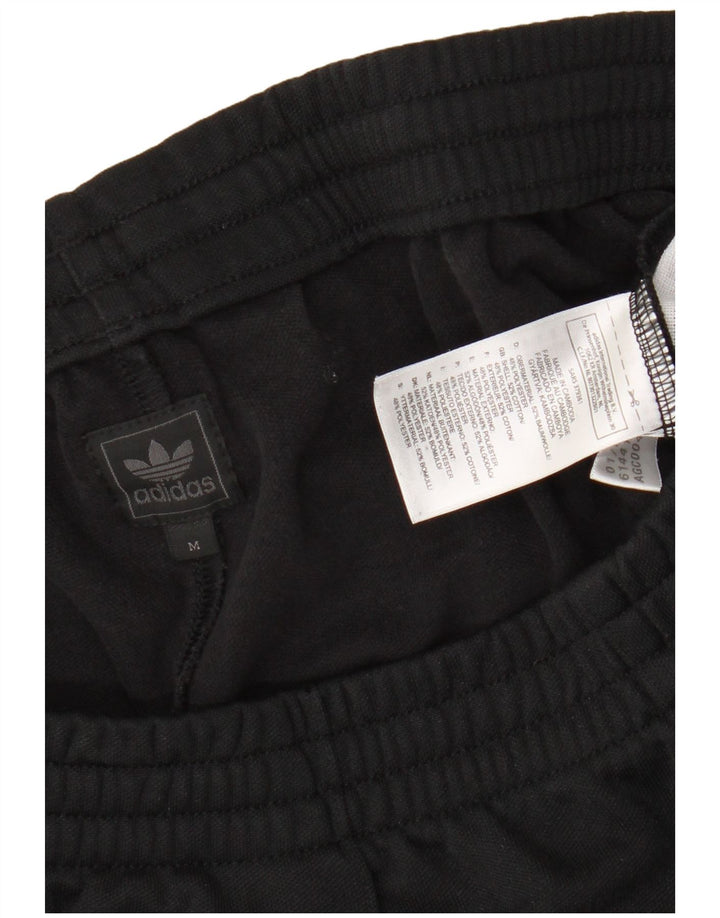 Pantaloni della tuta da donna Adidas UK 14 cotone medio nero