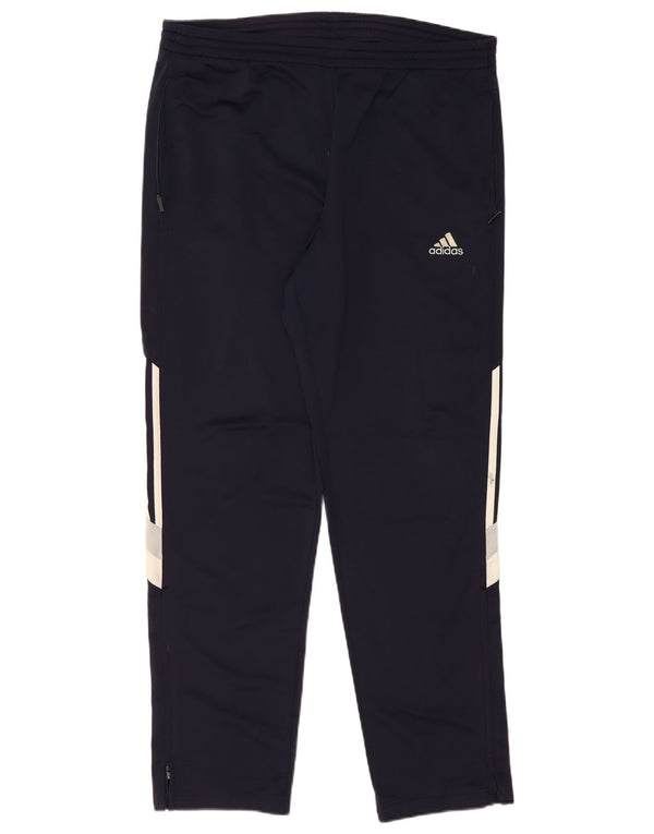 Pantaloni da tuta da uomo ADIDAS UK 42/44 Large Blu Navy Colorblock