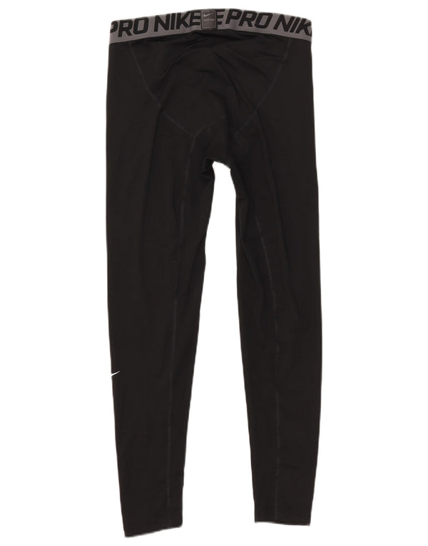 Leggings grafici Nike Dri Fit da uomo grandi neri