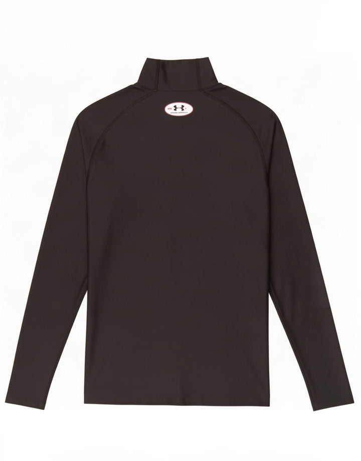 Under Armour da donna Cold Gear Top manica lunga UK 8 piccolo poliestere nero