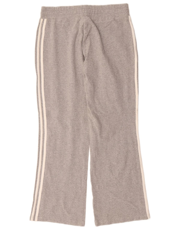 Pantaloni della tuta da donna Adidas UK 16 grandi in cotone grigio