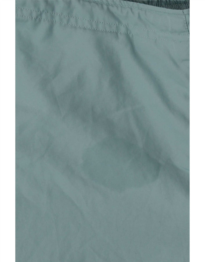 Pantaloni giacca a vento da donna Adidas UK 12 poliestere blu medio
