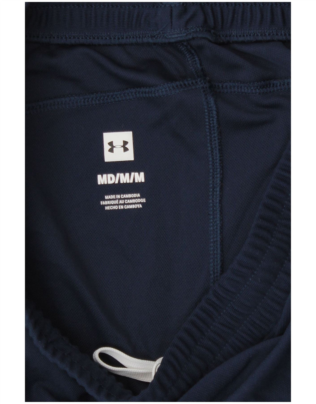 Pantaloni da tuta da uomo Under Armour, poliestere color block medio blu navy