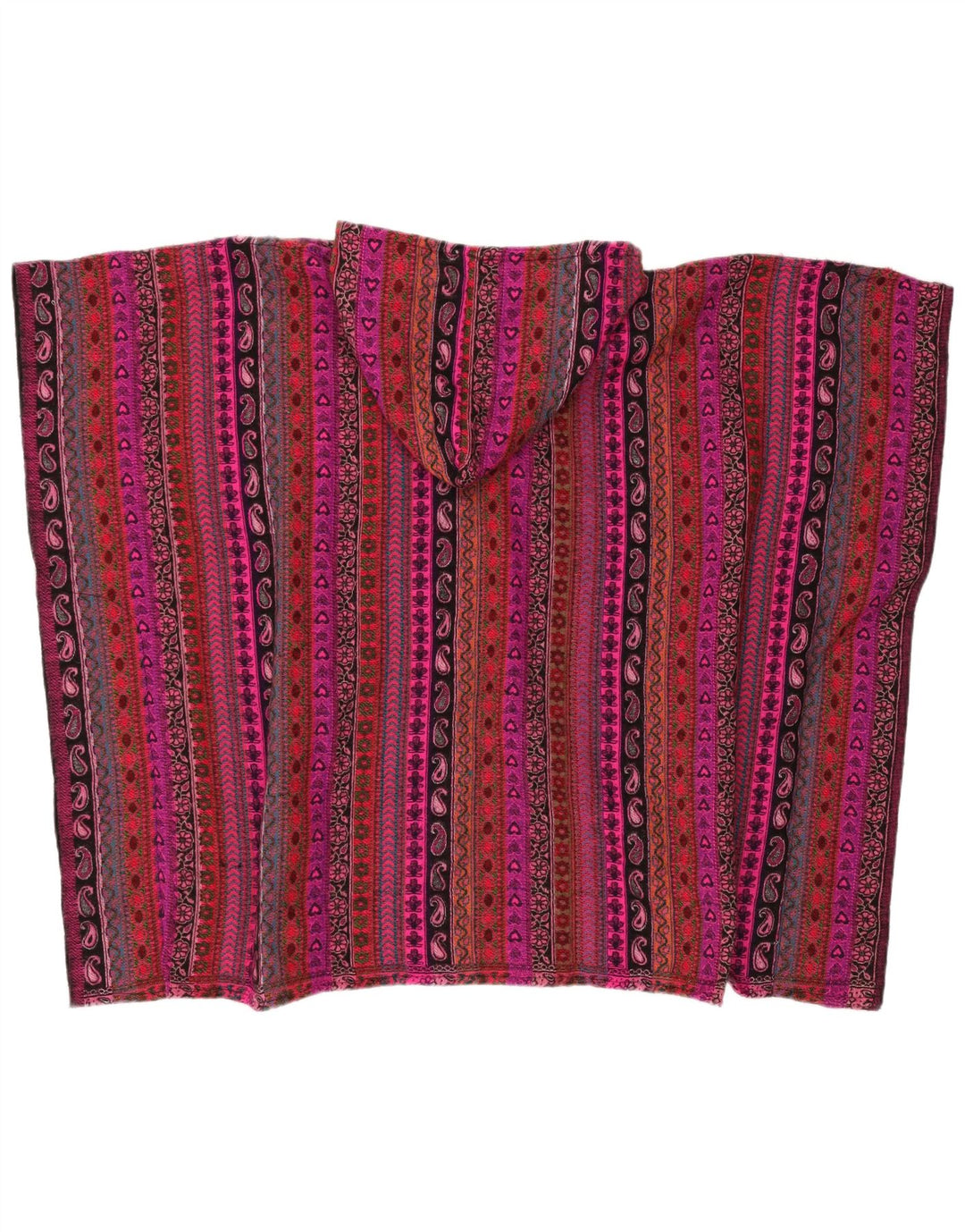 Maglione cardigan con cappuccio oversize da donna vintage taglia unica multicolore