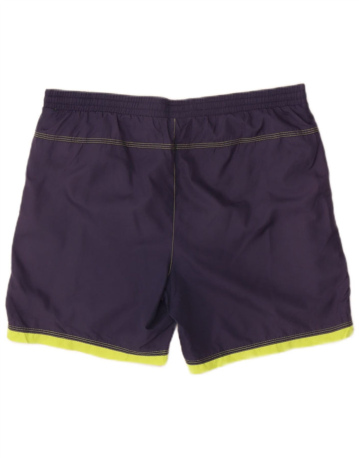 Pantaloncini sportivi da uomo Umbro medio blu navy in poliestere color block