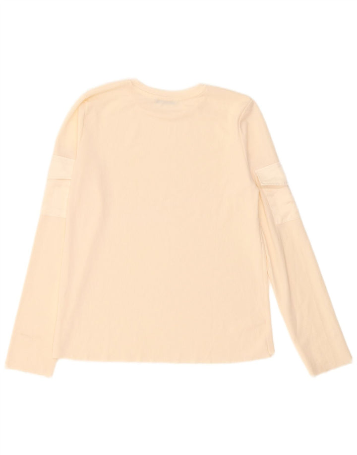 Top Zara da donna a maniche lunghe UK 14 grande beige