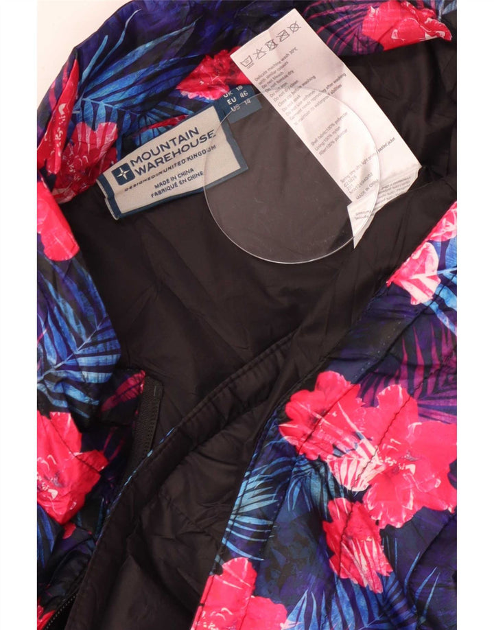 Giacca imbottita da donna Mountain Warehouse UK 18 XL floreale multicolore