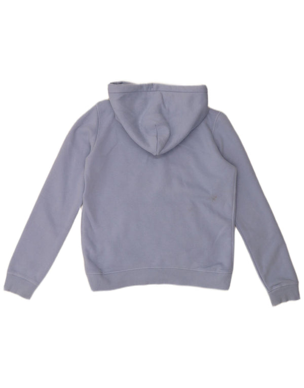 Maglione con cappuccio oversize grafico da donna Jack Wills UK 10 piccolo cotone blu