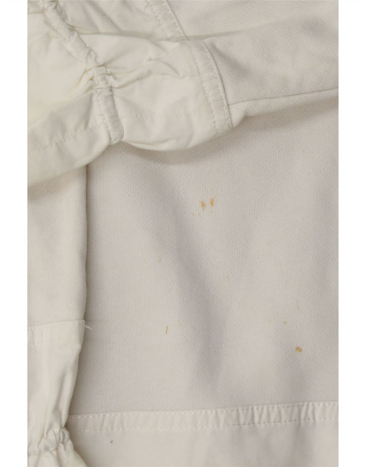 Felpa oversize da donna Cos, maglione UK 10, piccolo cotone bianco