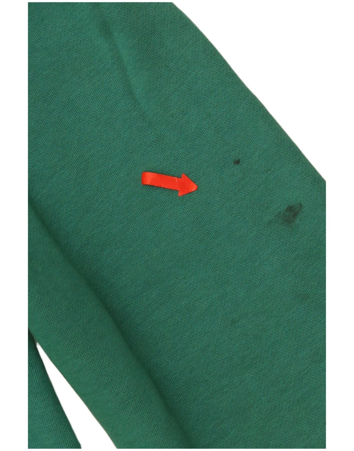 Felpa con cappuccio da uomo Nike in cotone verde medio