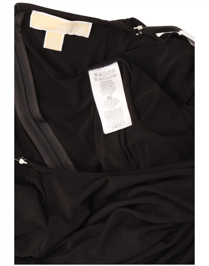 Tuta a maniche lunghe da donna Michael Kors UK 6 XS poliestere nero