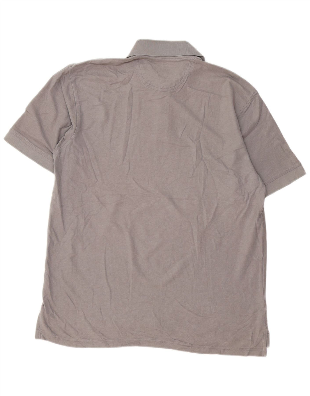 Polo da uomo IZOD grande in poliestere grigio