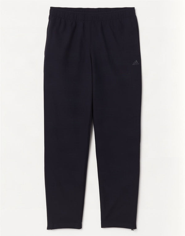 Pantaloni da tuta Adidas Climalite da uomo medi in poliestere blu navy