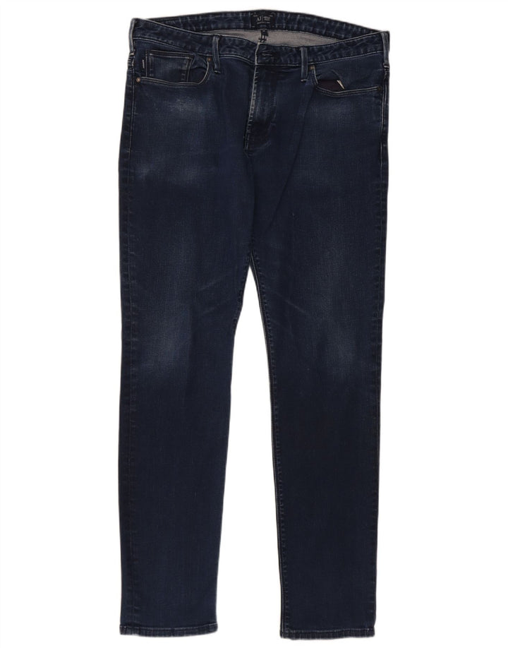 Jeans slim da uomo Armani W34 L31 cotone blu navy