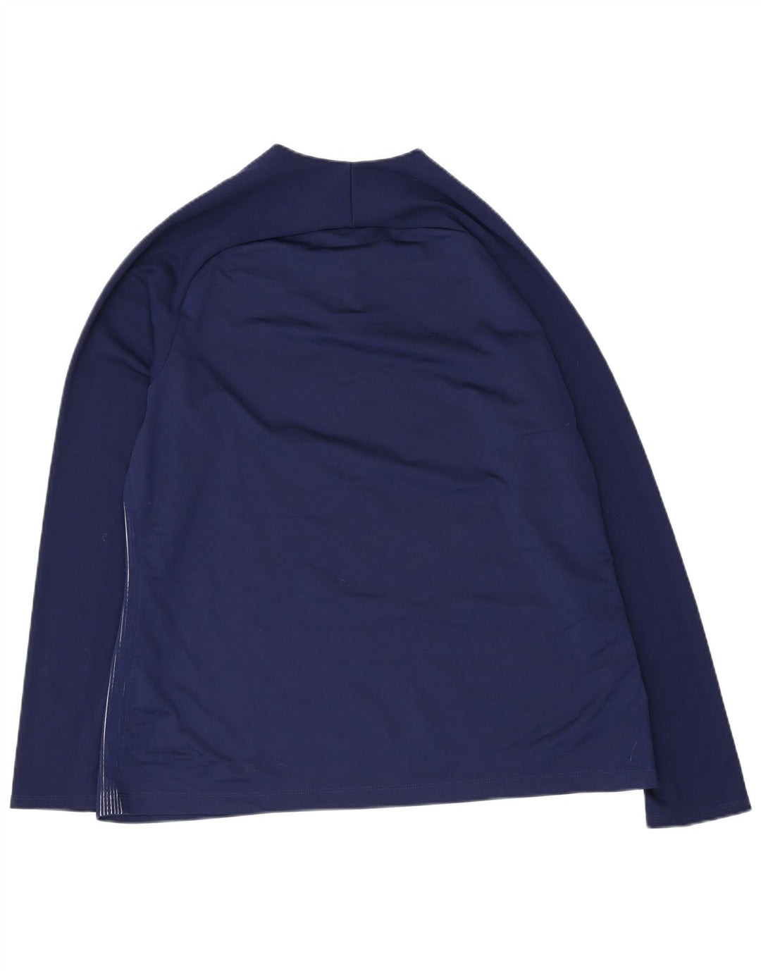 Nike Uomo Dri Fit Zip Collo Pullover Tuta Top XL Blu Navy Poliestere