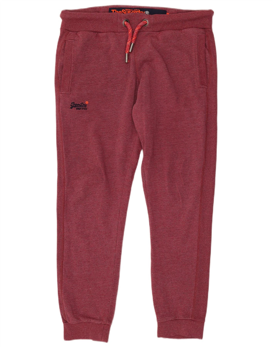Pantaloni da tuta da uomo slim fit SUPERDRY Joggers XL in cotone bordeaux