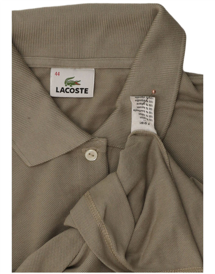 Polo da donna LACOSTE taglia 44 grande cotone grigio