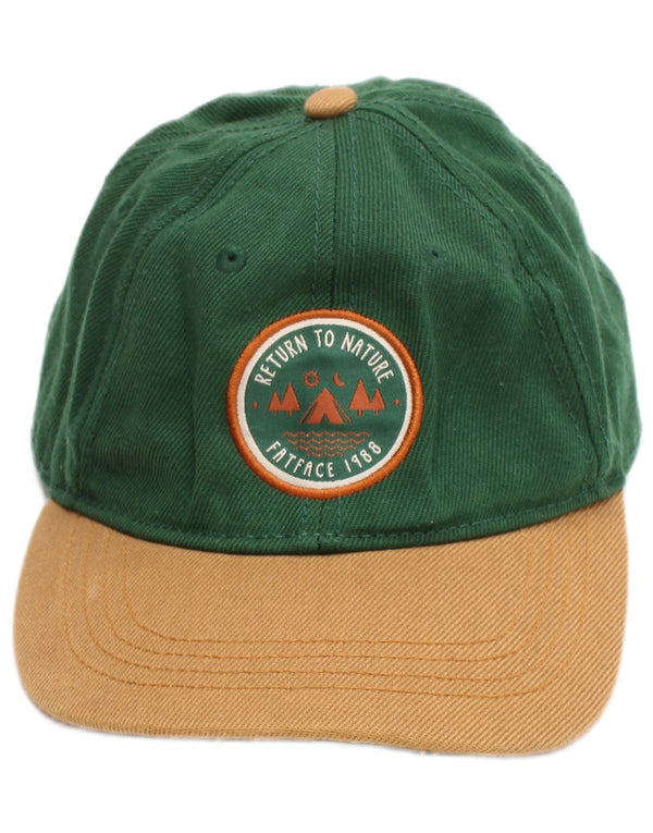 Fat Face Mens Graphic Baseball Cap Medium Green Cotton