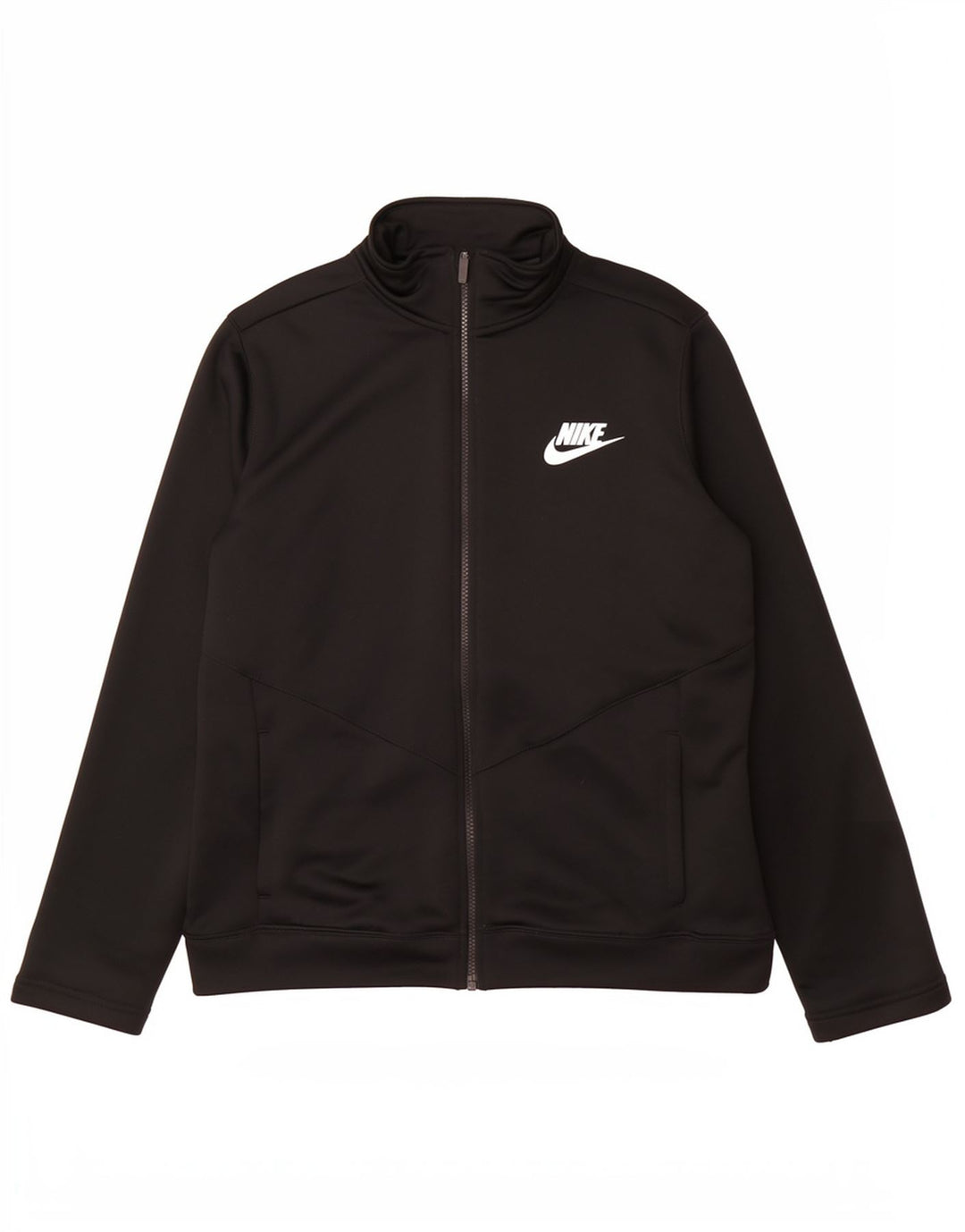 Giacca superiore della tuta da ragazzo Nike 13-14 anni XL poliestere nero