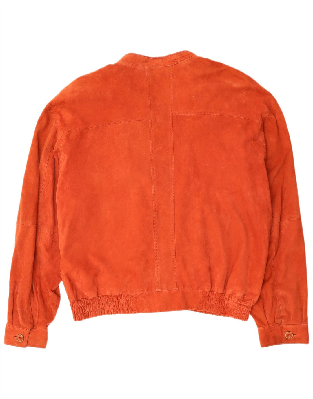 Giacca bomber da uomo VINTAGE in pelle scamosciata IT 54 2XL Pelle arancione