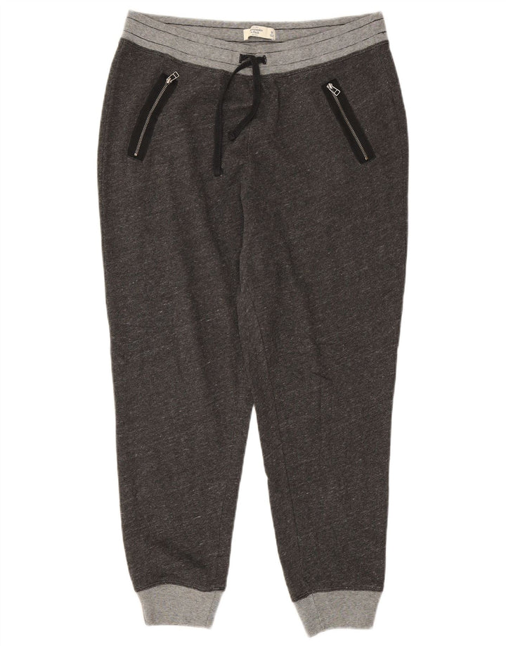 Pantaloni da tuta da uomo Abercrombie & Fitch Joggers grigio medio screziato