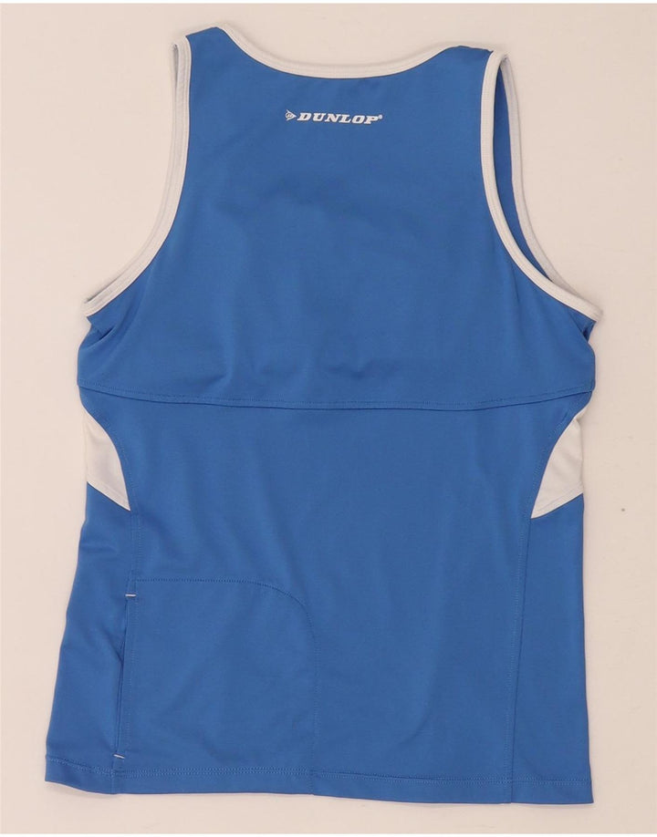 Canotta da donna Dunlop UK 12 Poliestere color block blu medio
