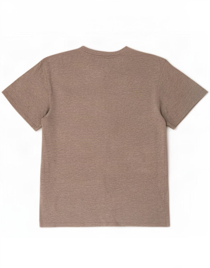 T-shirt grafica da uomo Karl Kani in cotone mélange grigio medio